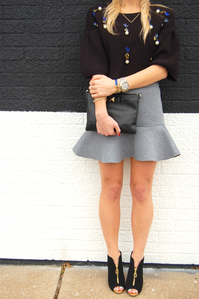 Fluted Skirt Outfit