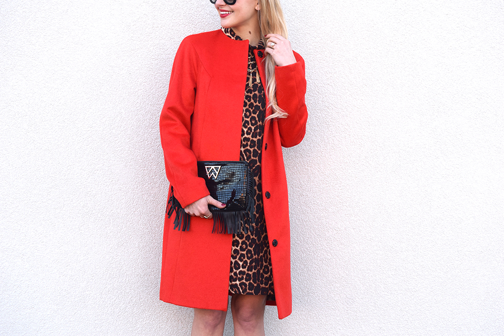 red and leopard