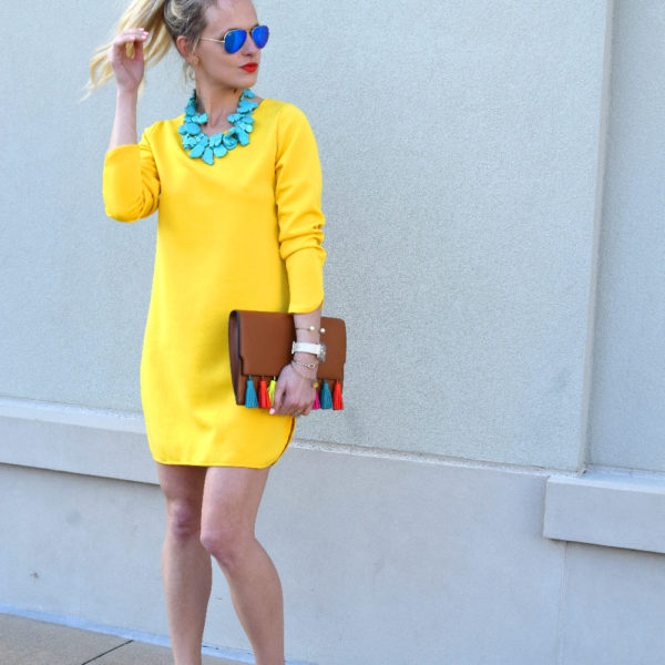 colorful spring outfit