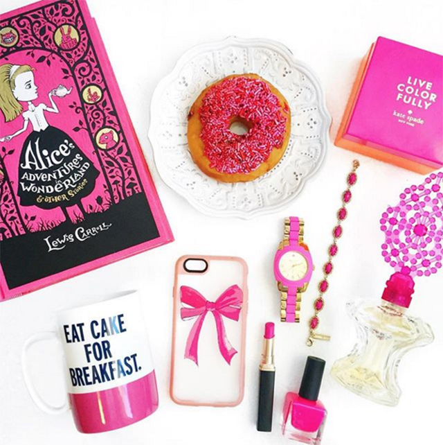 hot pink accessories