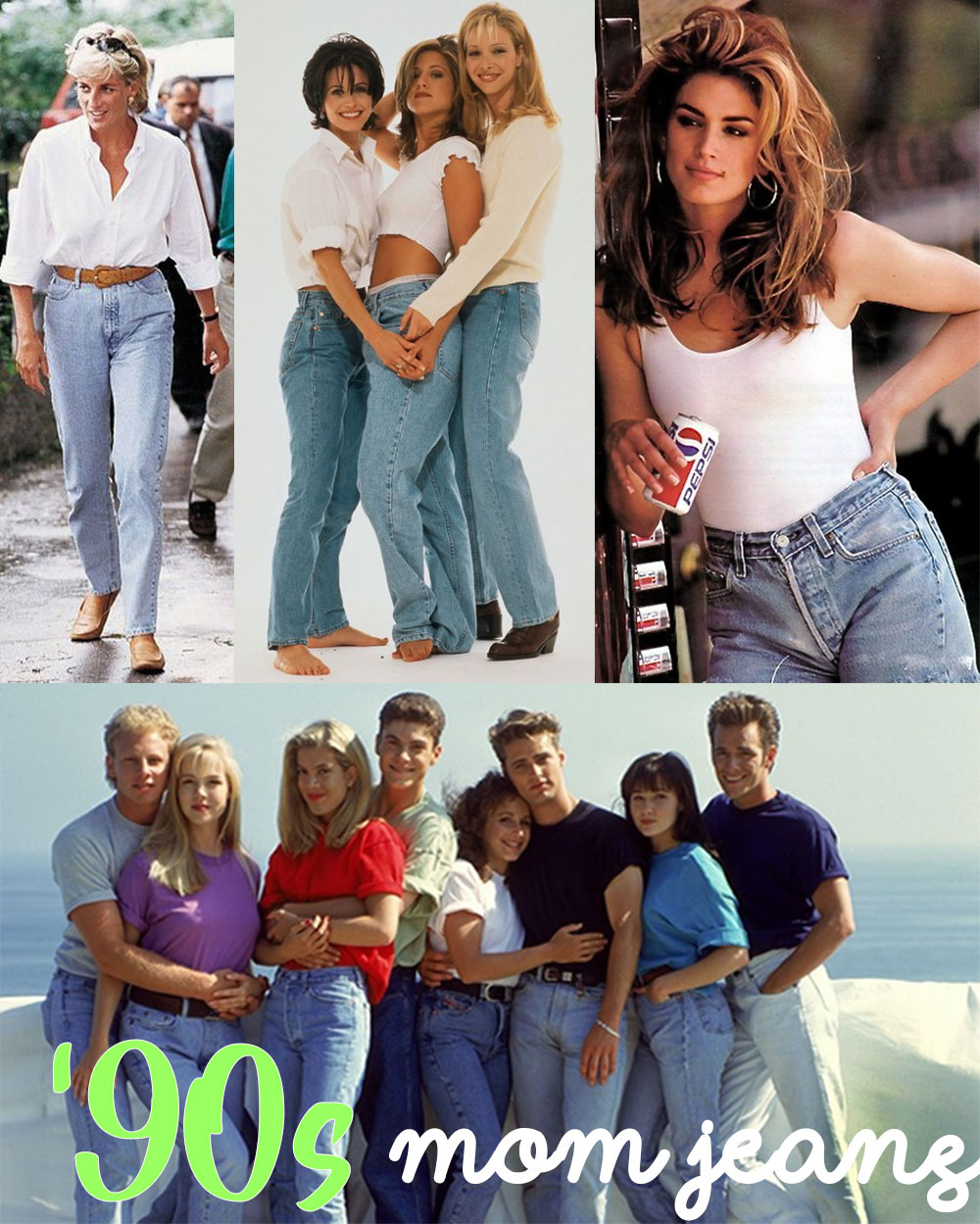 How To Wear The '90s Jeans Trend: 6 Mom Jean Outfits We Love
