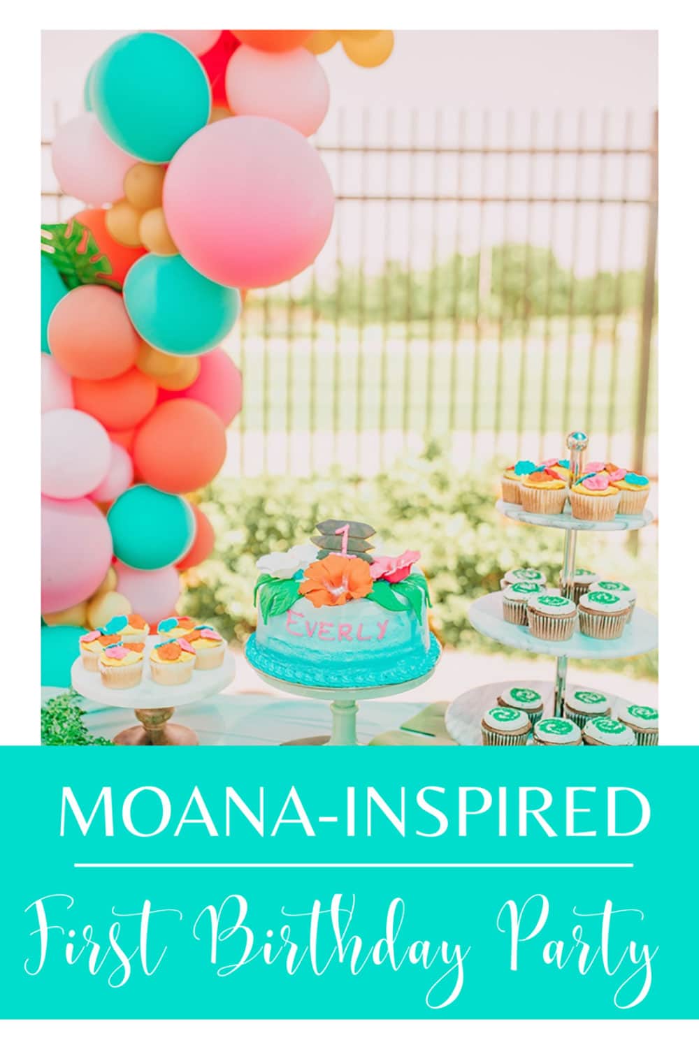 moana inspired first birthday party