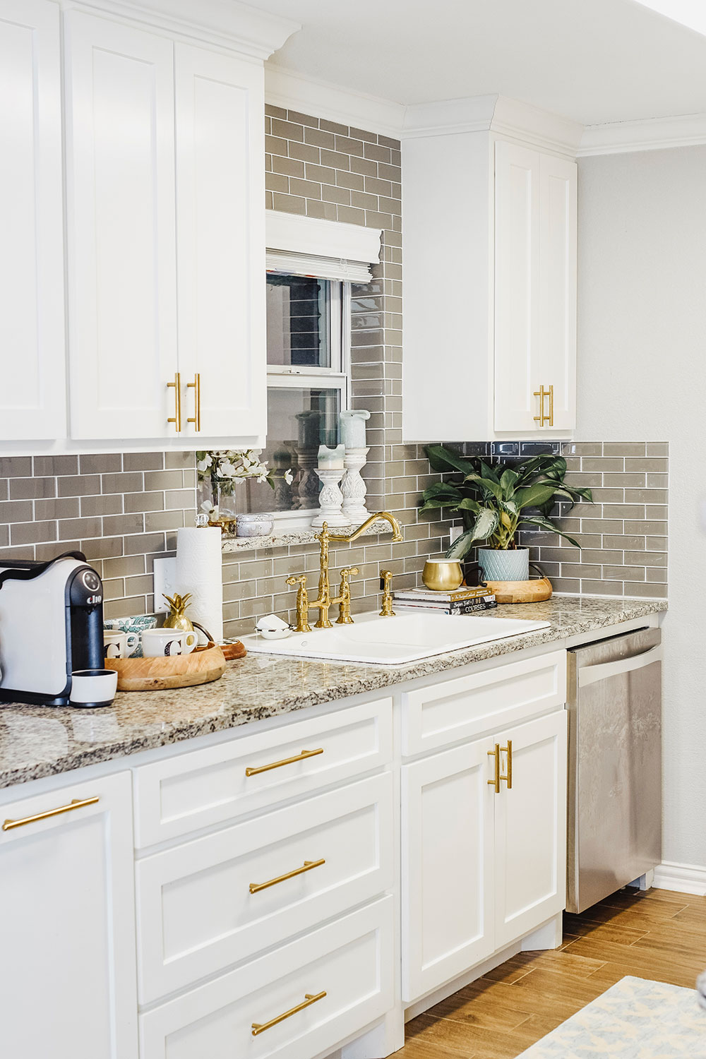 Our Kitchen Sink Woes Our Small Kitchen Reveal Vandi Fair   Small Kitchen Ideas Cabinets 1 