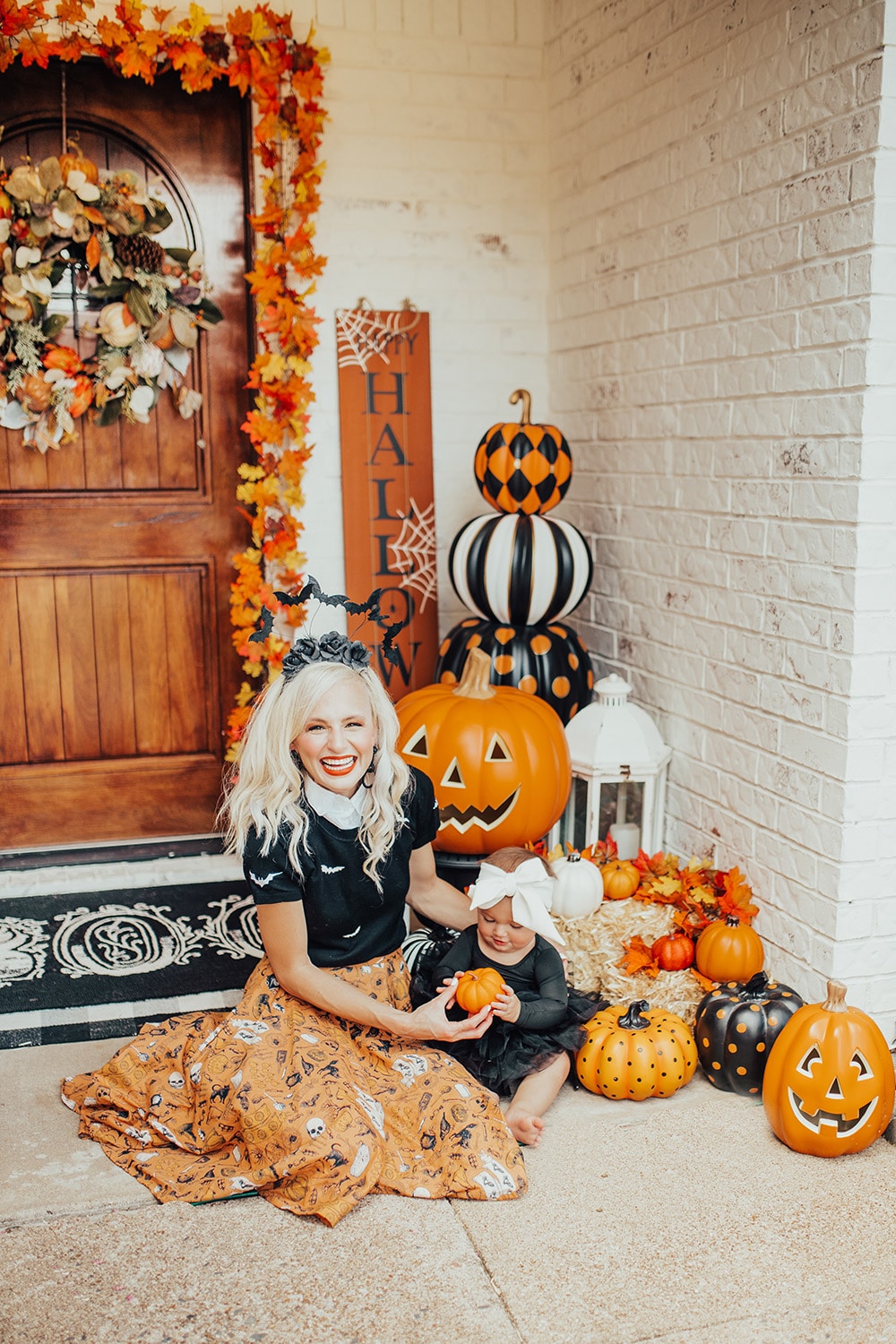 mother and baby daughter halloween outfits