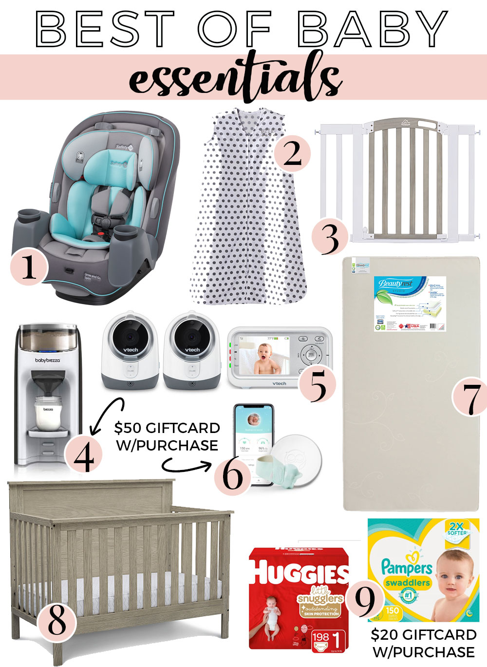 My Baby Essentials Checklist + the Best Baby Sale! - Vandi Fair