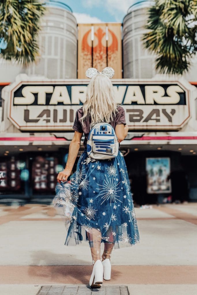 disney world star wars instagram captions - r2d2 loungefly backpack - hollywood studios