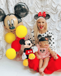 mickey mouse balloons - mom and daughter mickey outfits - disney baby mickey ears