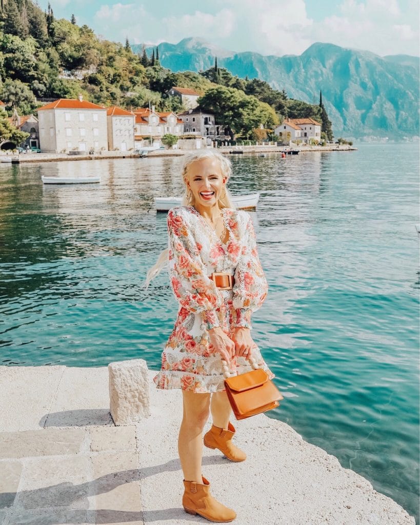 montenegro in one day - perast - going on a cruise for the first time - travel blogger