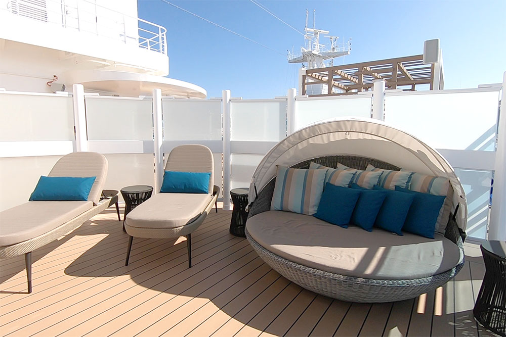 sky princess cruise ship - sky suites - balcony