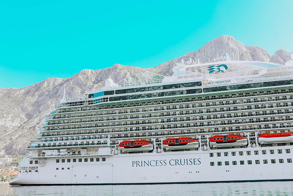 sky princess ship review - exterior - princess cruises