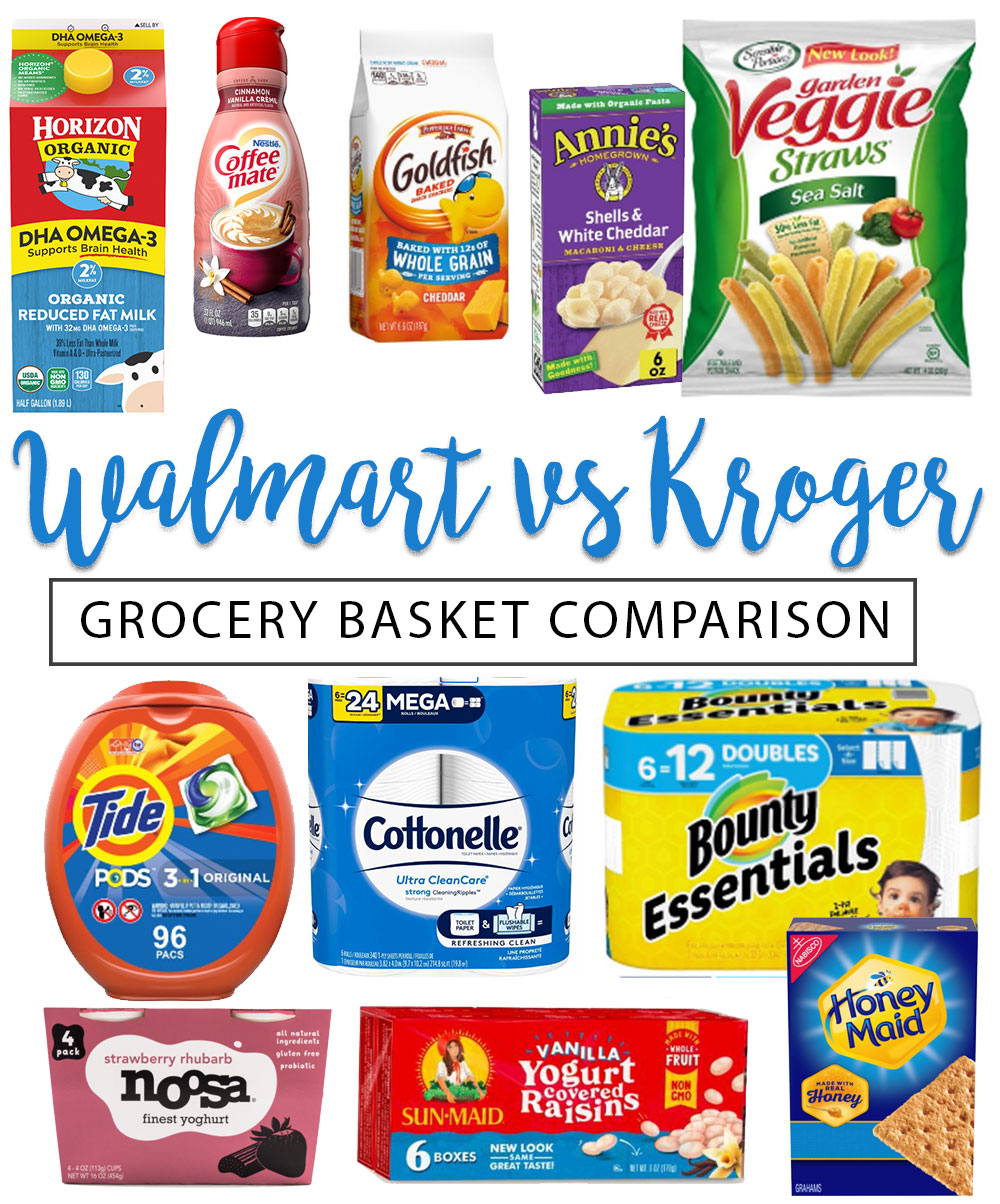 Walmart vs. Kroger Grocery Cart Comparison Vandi Fair