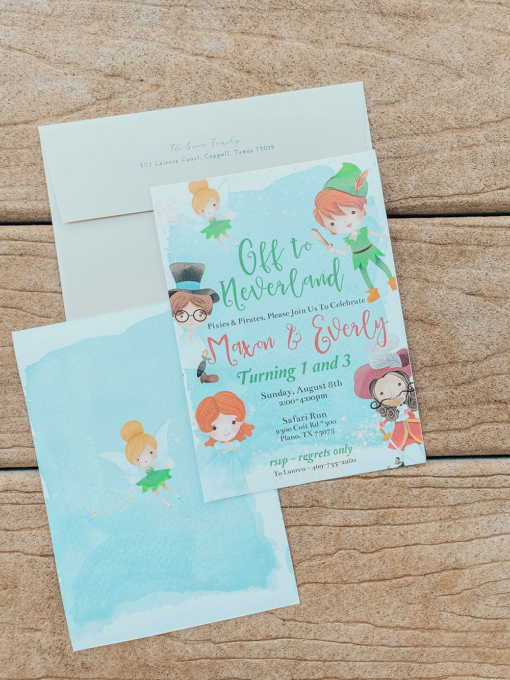 peter pan birthday party invitations pixie and pirate birthday party