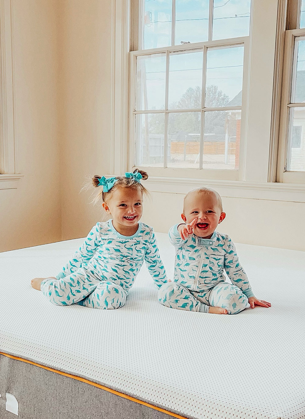 things i learned from my second child - matching sibling pajamas